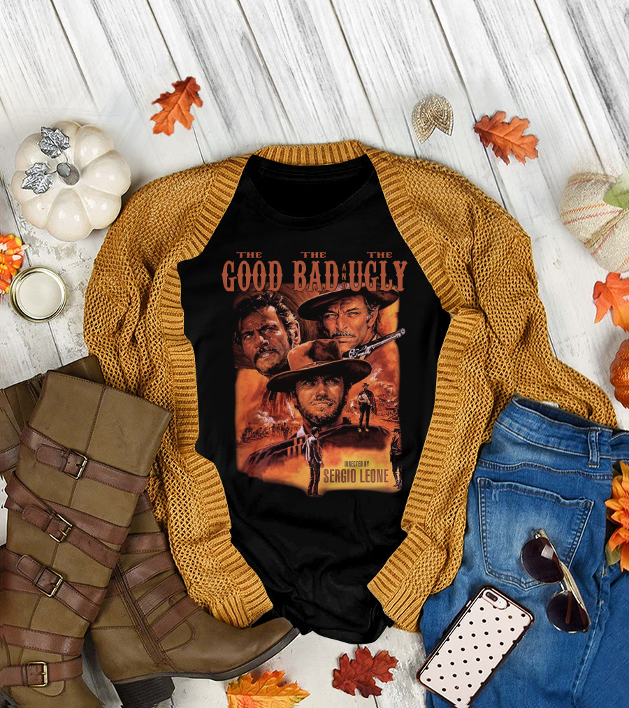 The Good the Bad and the Ugly Directed by Sergio Leone T-Shirt