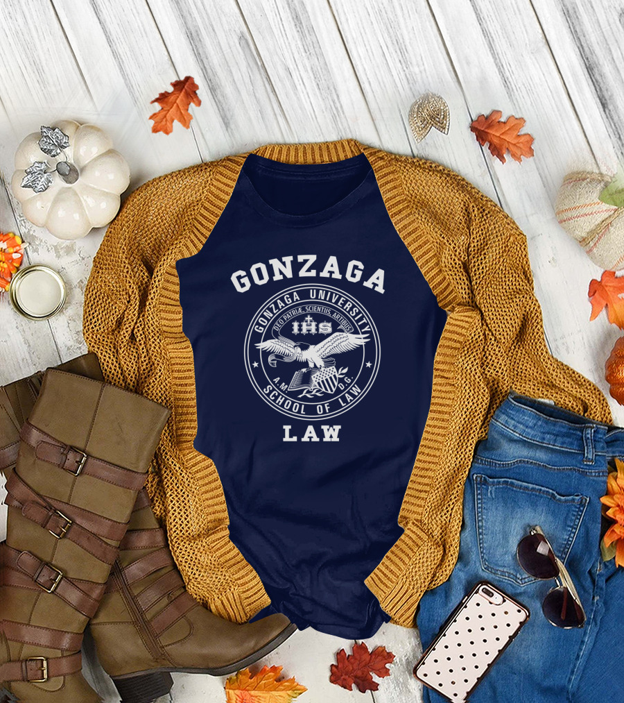 Gonzaga University School of Law Seal Emblem T-Shirt
