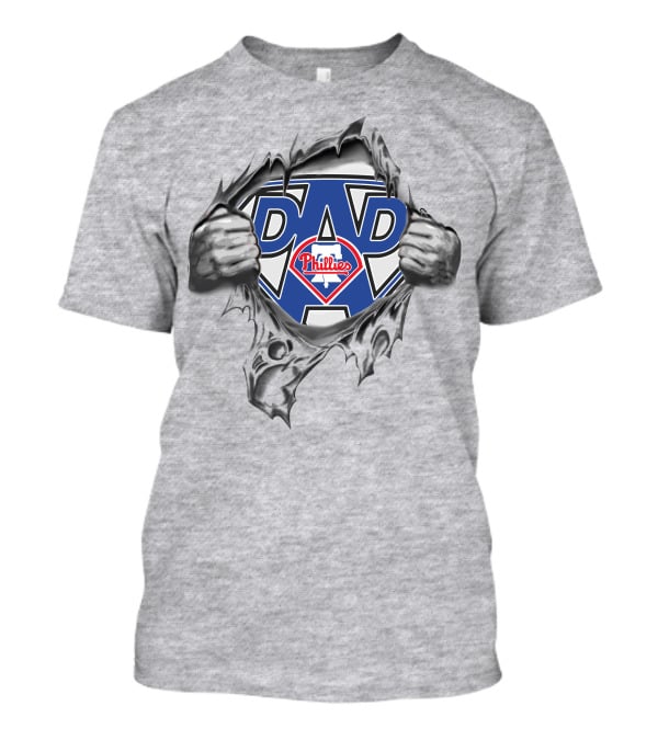 Philadelphia Phillies Super Dad Hero T-Shirt