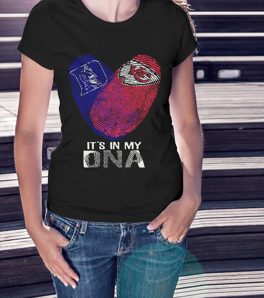 Duke Blue Devils Kansas City Chiefs It's In My Dna T-Shirt