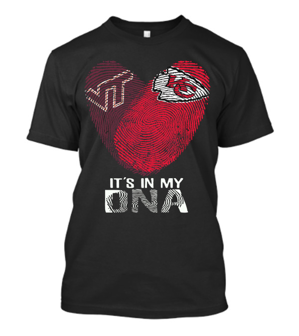 Virginia Tech Hokies KC Chiefs It's In My DNA T-Shirt
