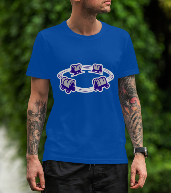 Circle The Wagons Buffalo Football Team Inspired Concept T-Shirt