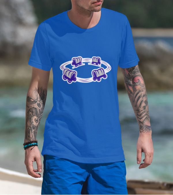 Circle The Wagons Buffalo Football Team Inspired Concept T-Shirt