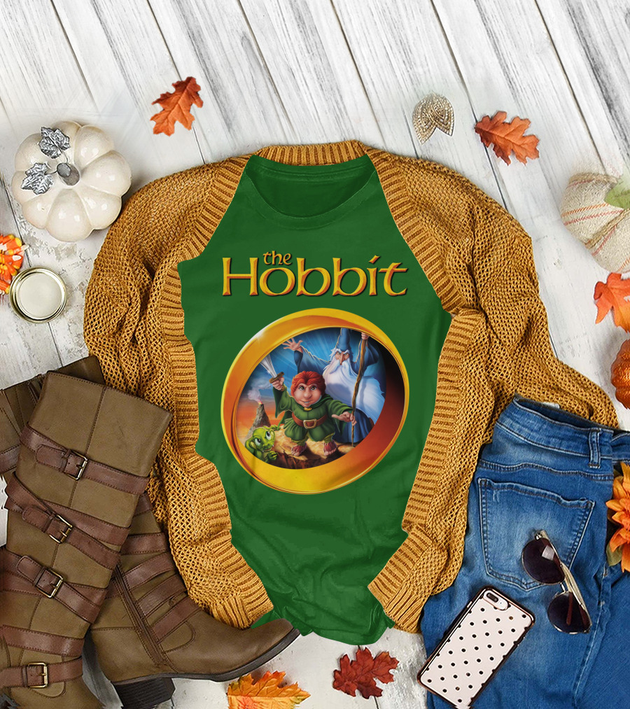 The Hobbit Gandalf Bilbo Baggins Adventure Ring T-Shirt