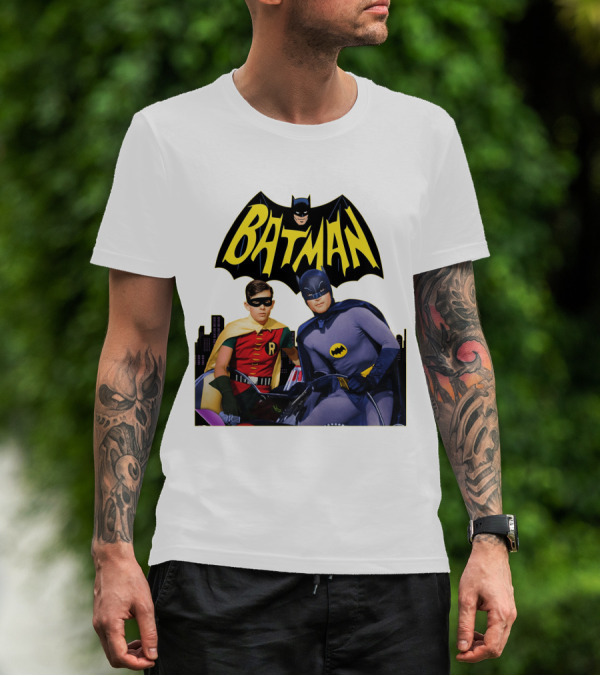 Batman Robin Classic TV Series Duo T-Shirt
