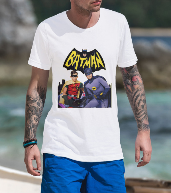 Batman Robin Classic TV Series Duo T-Shirt