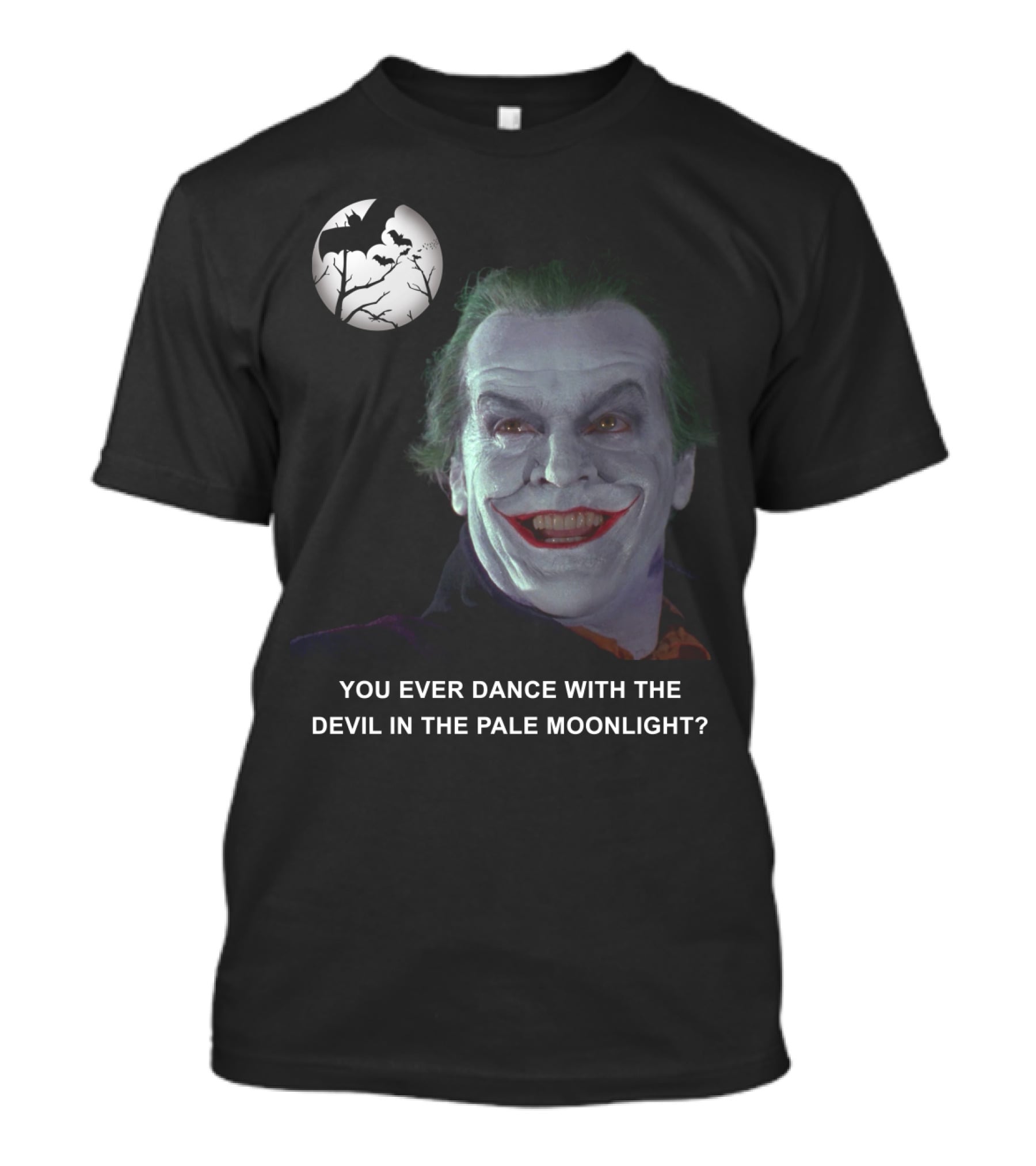 Joker Batman Jack Nicholson Smile Iconic Villain T-Shirt