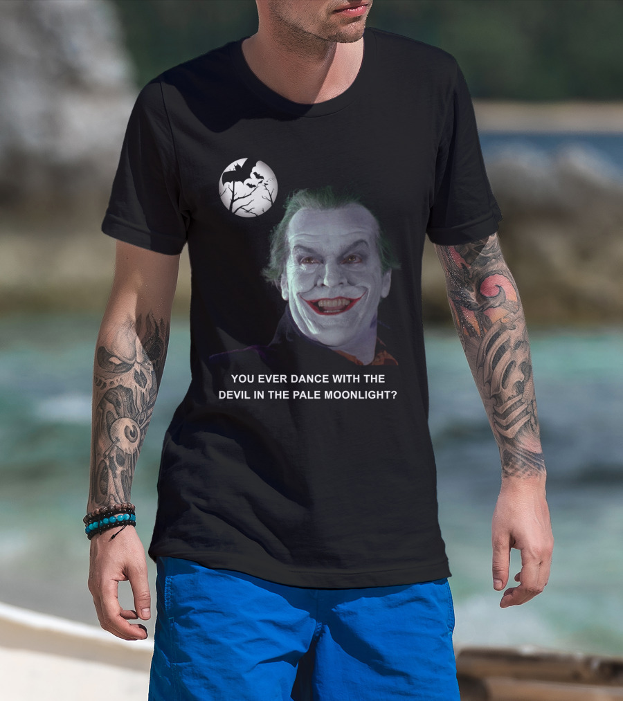 Joker Batman Jack Nicholson Smile Iconic Villain T-Shirt