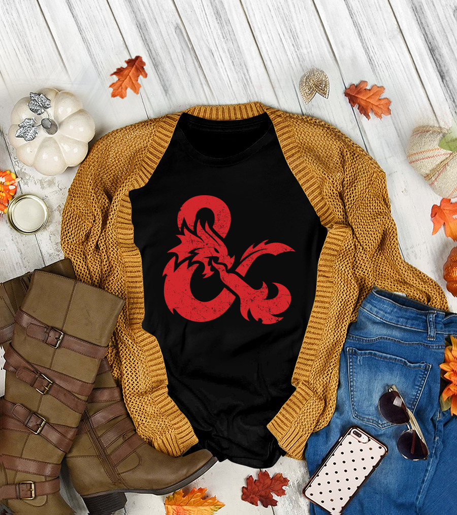 Dungeons and Dragons Iconic Ampersand Dragon T-Shirt