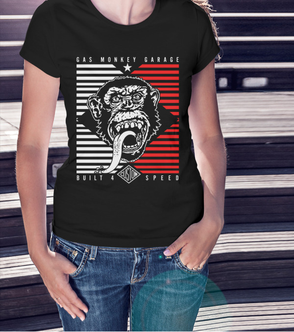 Gas Monkey Garage Built 4 Speed Custom Stryper T-Shirt