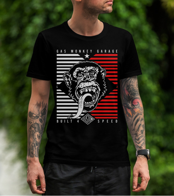 Gas Monkey Garage Built 4 Speed Custom Stryper T-Shirt