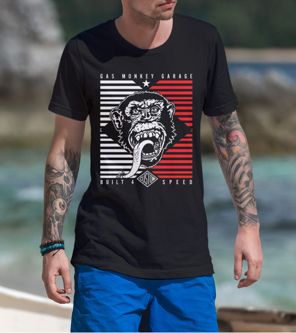 Gas Monkey Garage Built 4 Speed Custom Stryper T-Shirt