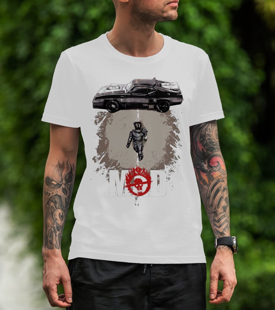 MDMX Mad Max Road Warrior Car Skull T-Shirt