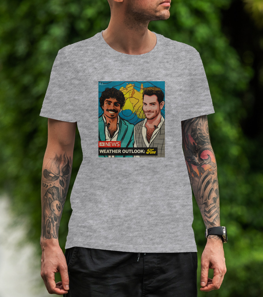 Nordacious ABC Weather News Weather Outlook Fine Rob Stott T-Shirt