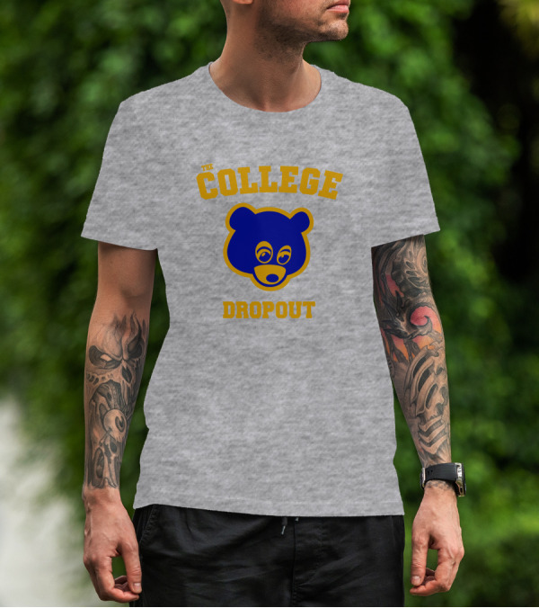 Kanye West The College Dropout Bear Andrew Barber T-Shirt