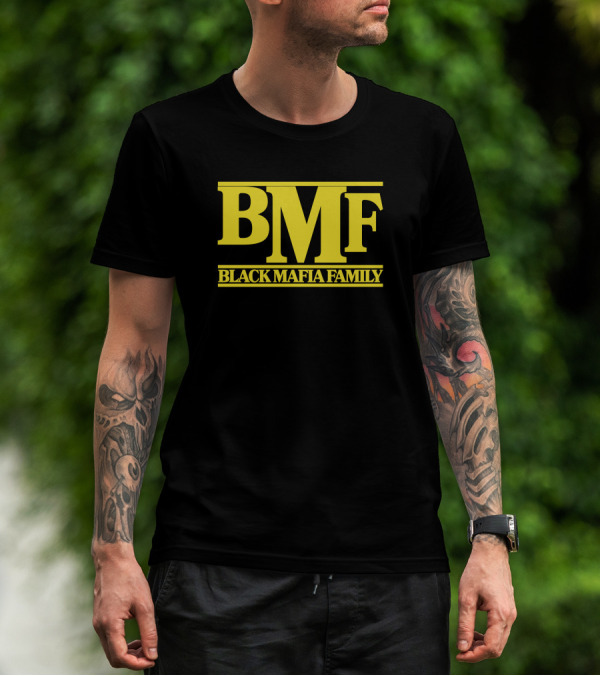 BMF Black Mafia Family 50cent Logo Merchandise T-Shirt