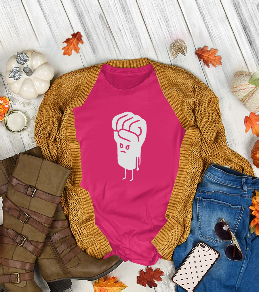 Tumindig by Linya-Linya Saab Fist Character on Pink Background T-Shirt