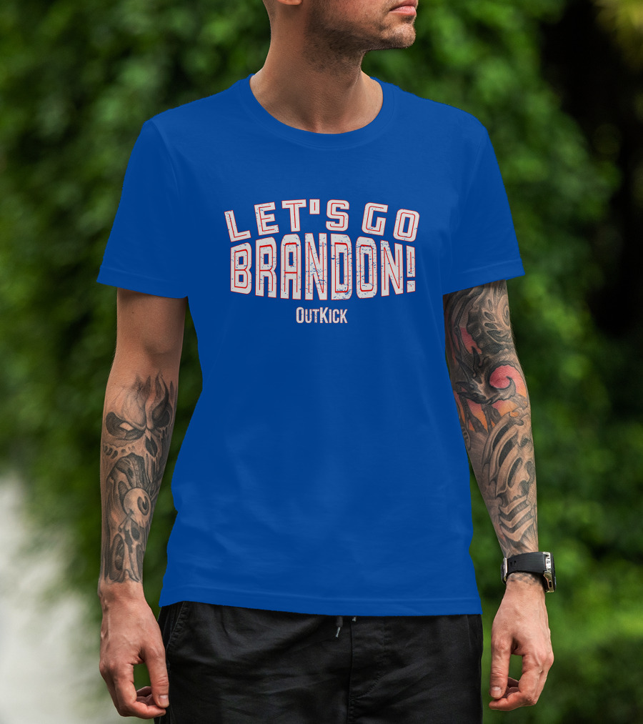 Outkick Let's Go Brandon Lay Travis T-Shirt