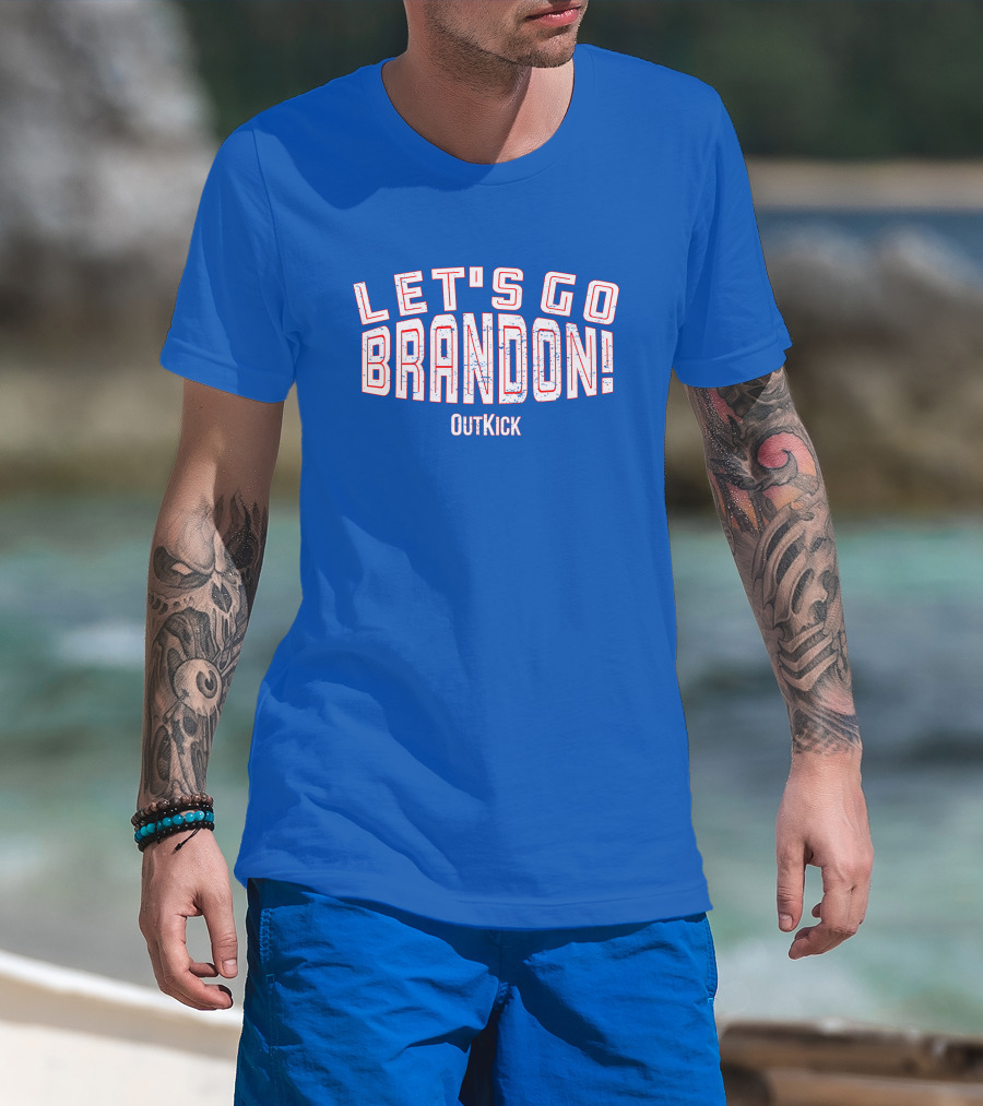 Outkick Let's Go Brandon Lay Travis T-Shirt