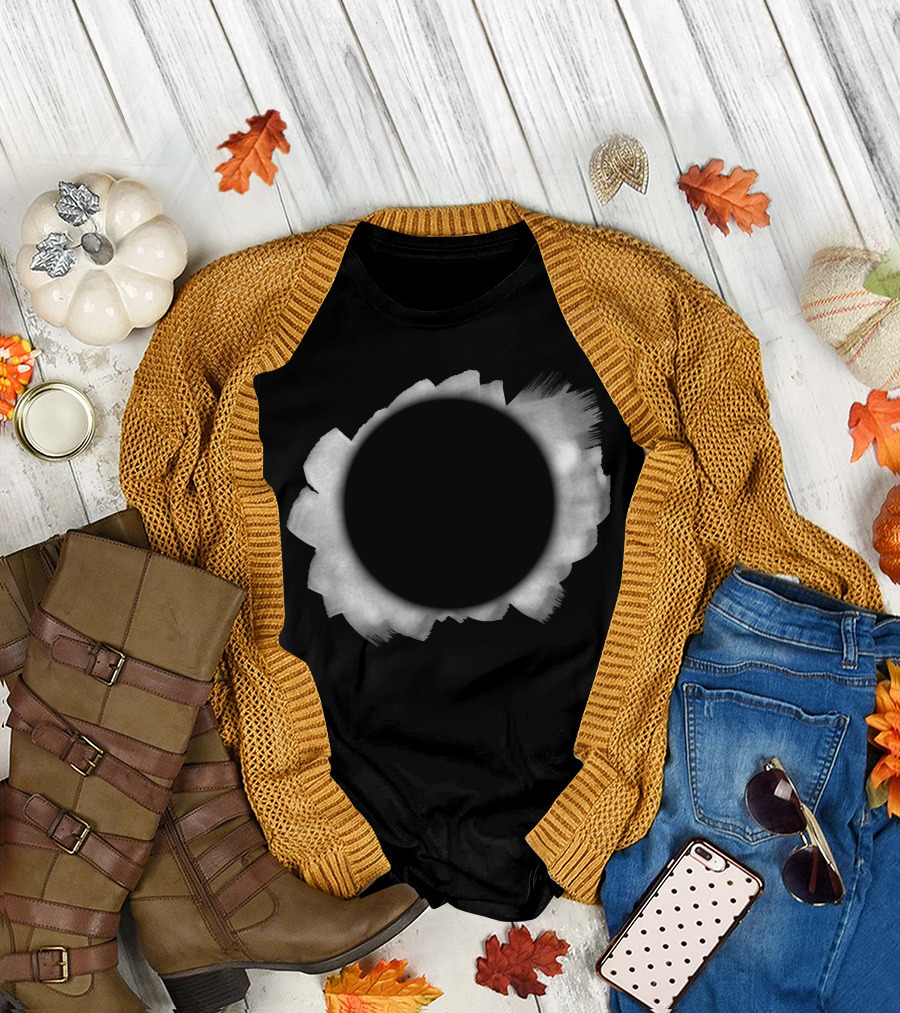 Danisnotonfire Solar Eclipse Black and White Circle T-Shirt