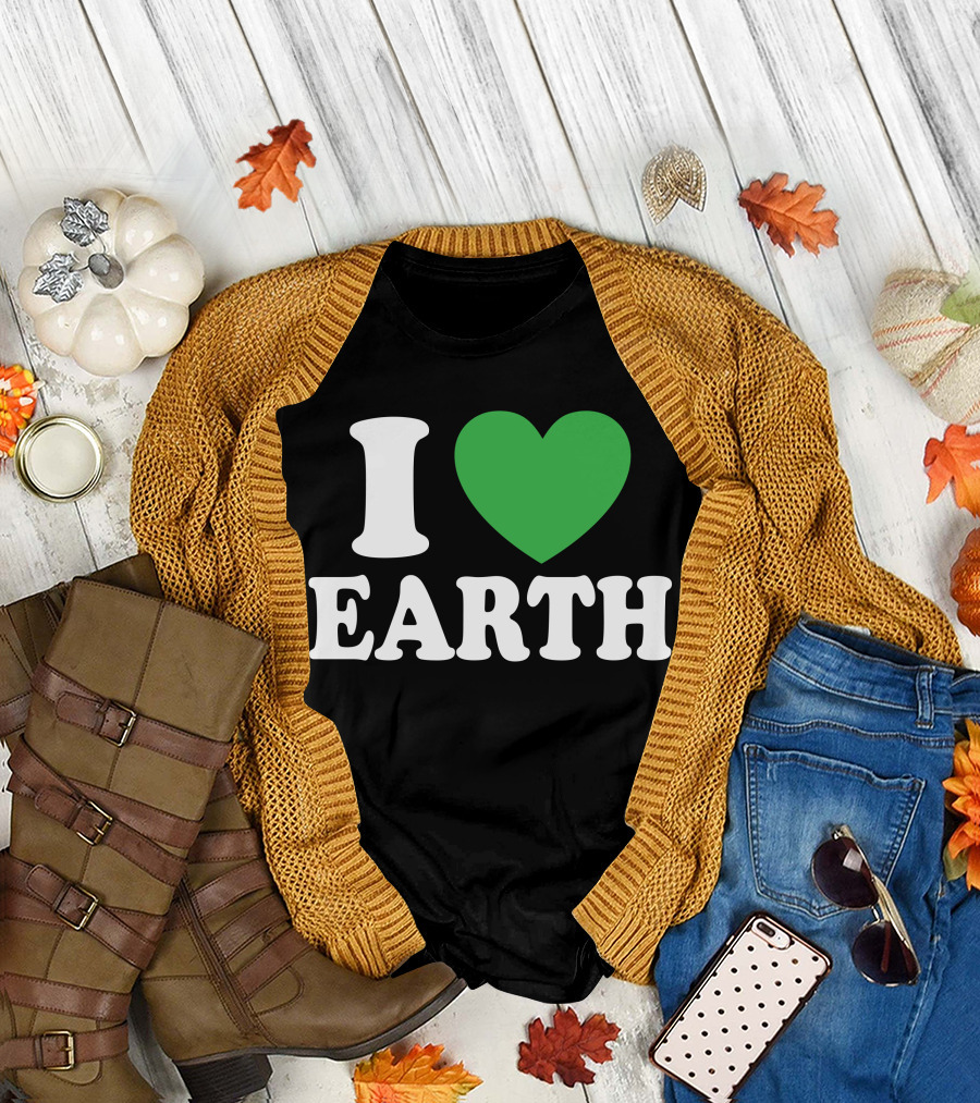 I Love Heart Earth T-Shirt