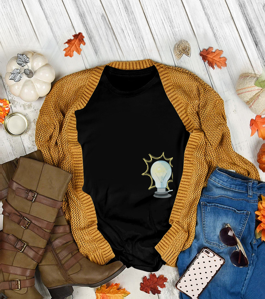 Light Bulb with Bright Glow T-Shirt