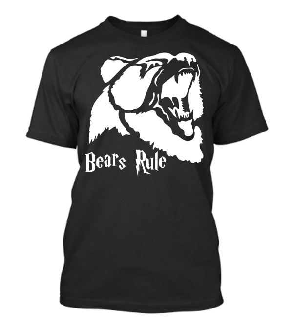 Bears Rule Roaring Bear Face T-Shirt
