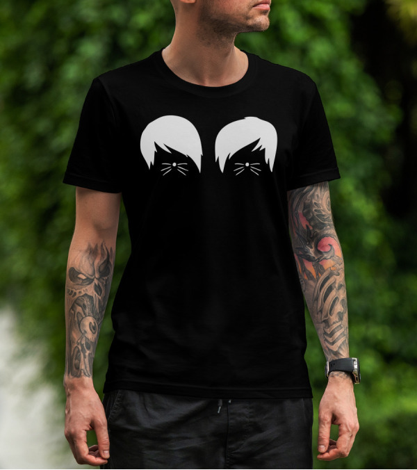 Dan And Phil Cat Whiskers Hair T-Shirt