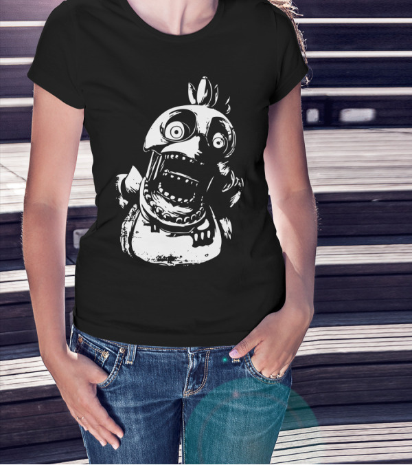 Five Nights At Freddy's Chica Character Distressed T-Shirt