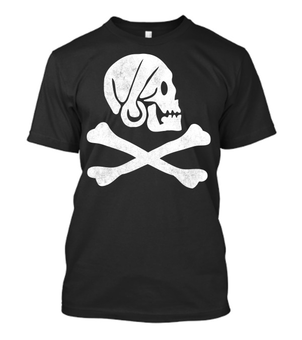 Pirate Bones Skull Jolly Roger Iconic T-Shirt