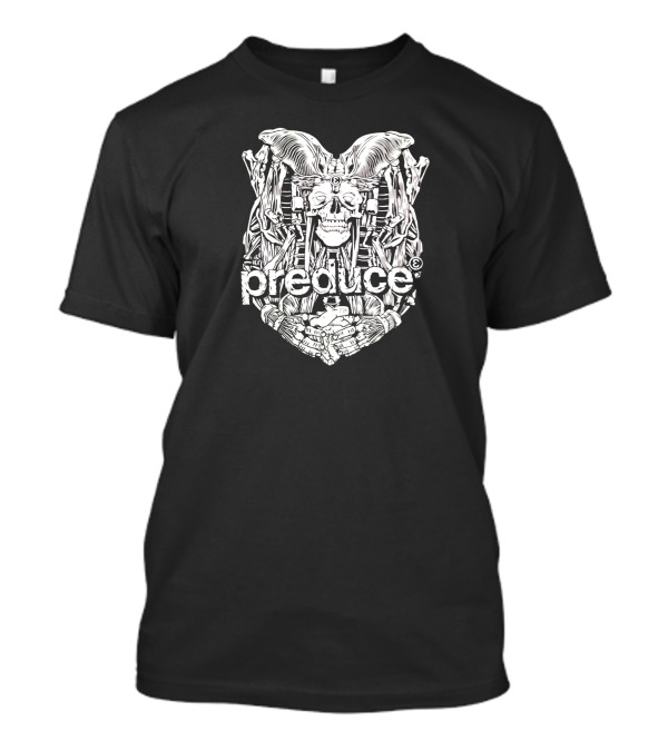 Preduce Alien Sci-Fi Skull T-Shirt
