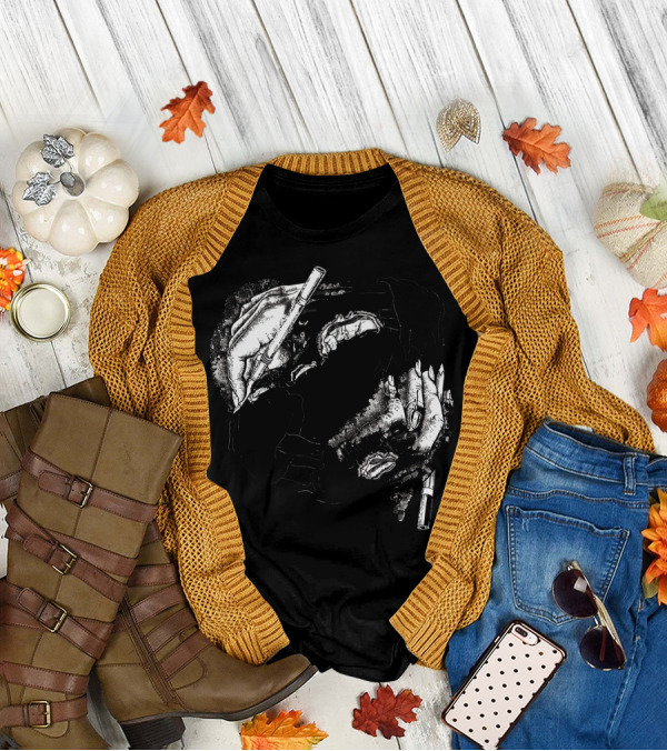 Self Made Zombie Artistic Hands Drawing Yourself T-Shirt