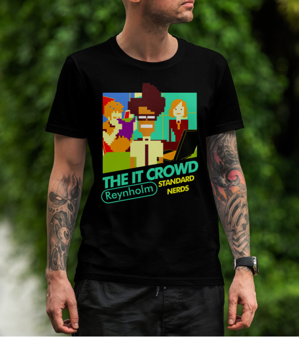 The IT Crowd Reynholm Standard Nerds NES Game T-Shirt