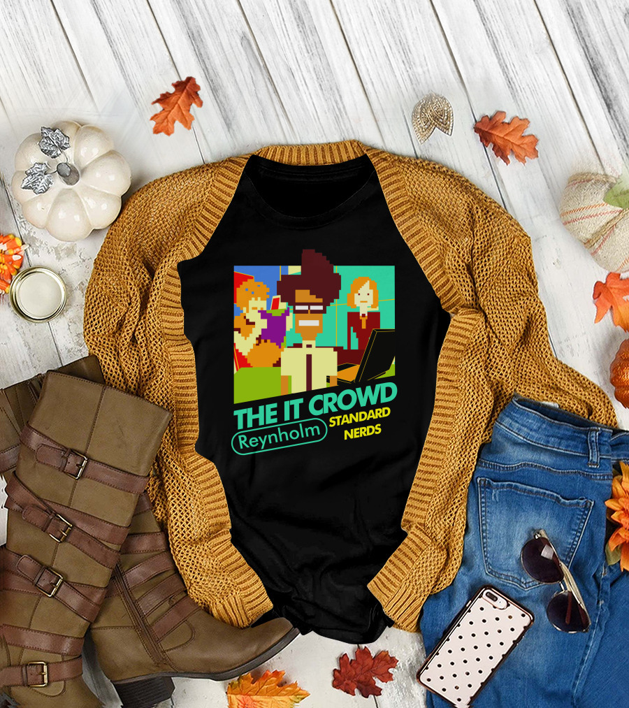 The IT Crowd Reynholm Standard Nerds NES Game T-Shirt