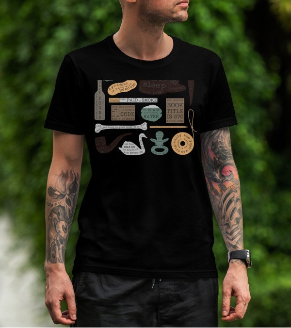 Dynamite Was Made With Peanuts Malboro Actors Paid To Smoke Morse Code Inventor Was A Painter Brain 80 Percent Water Longest Book Title 670 Words T-Shirt
