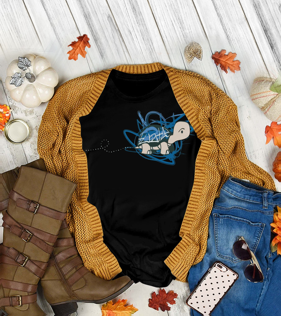 Vandalized Graffiti Turtle Scribble T-Shirt