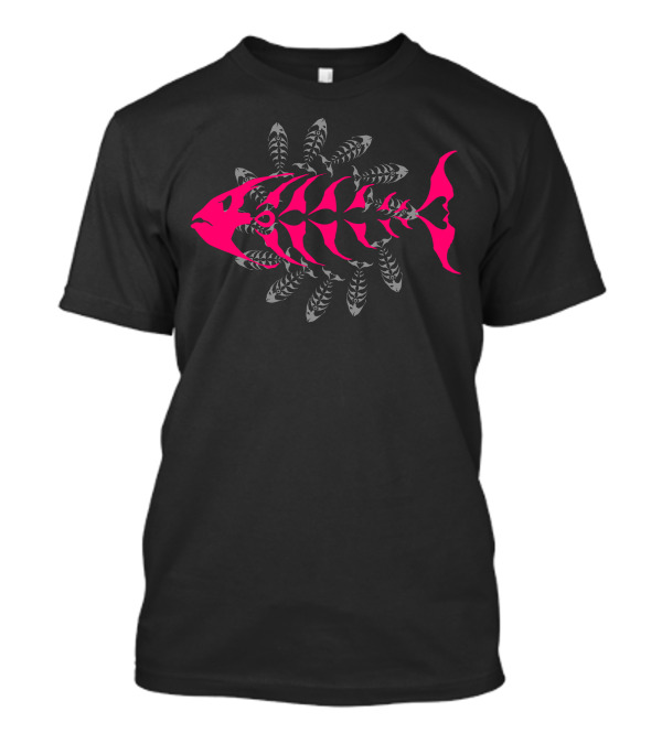 Weird Bone Fish Skeleton T-Shirt