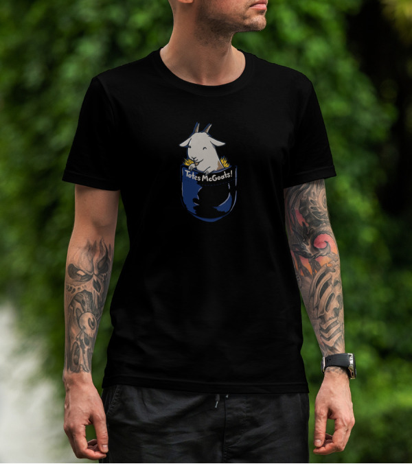 Totes McGoats Goat Pocket T-Shirt