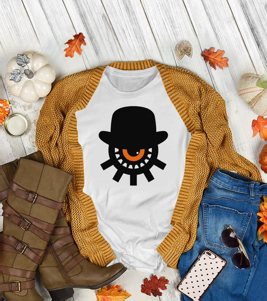 Droog Clockwork Orange Eye Bowler Hat T-Shirt