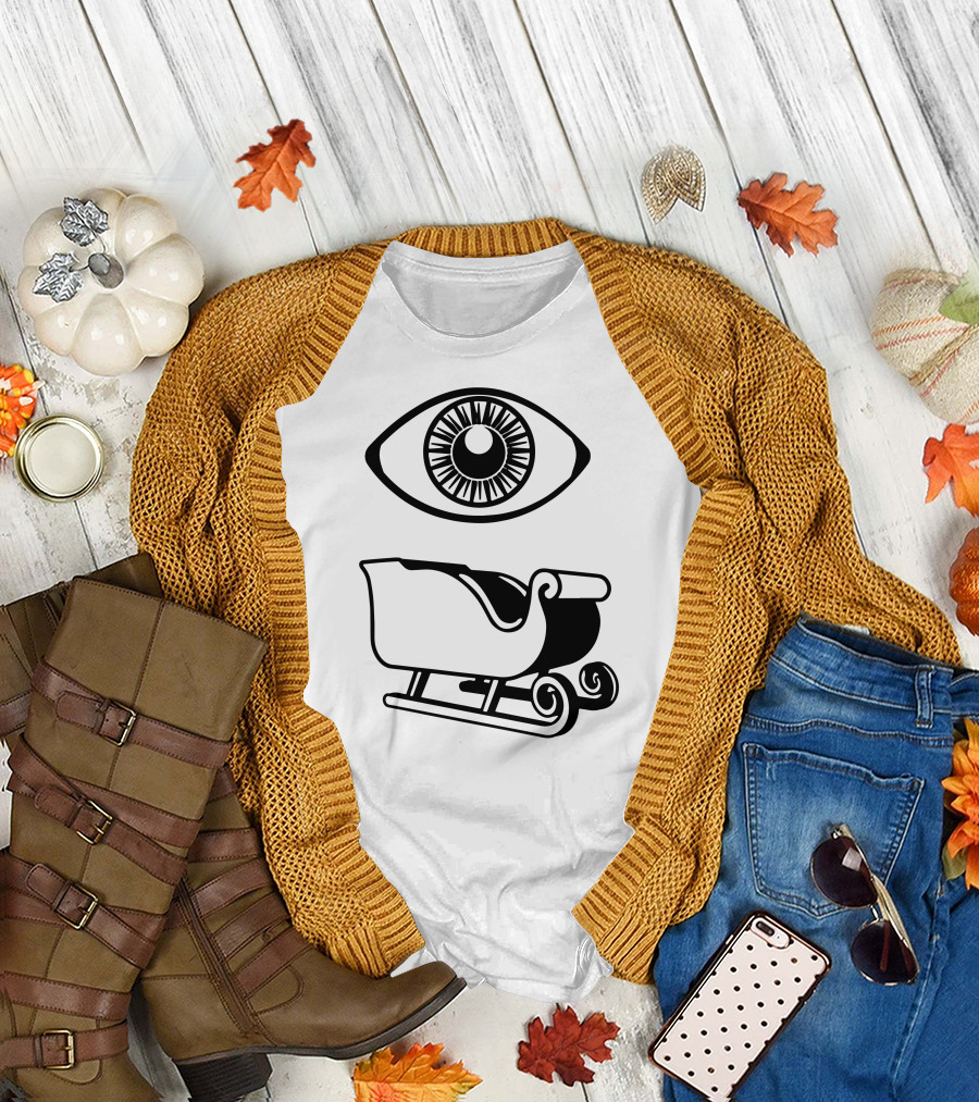 Eye Sleigh Sled T-Shirt