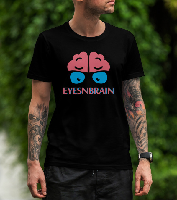 EYES N BRAIN Glasses And Brain Visual Connection T-Shirt