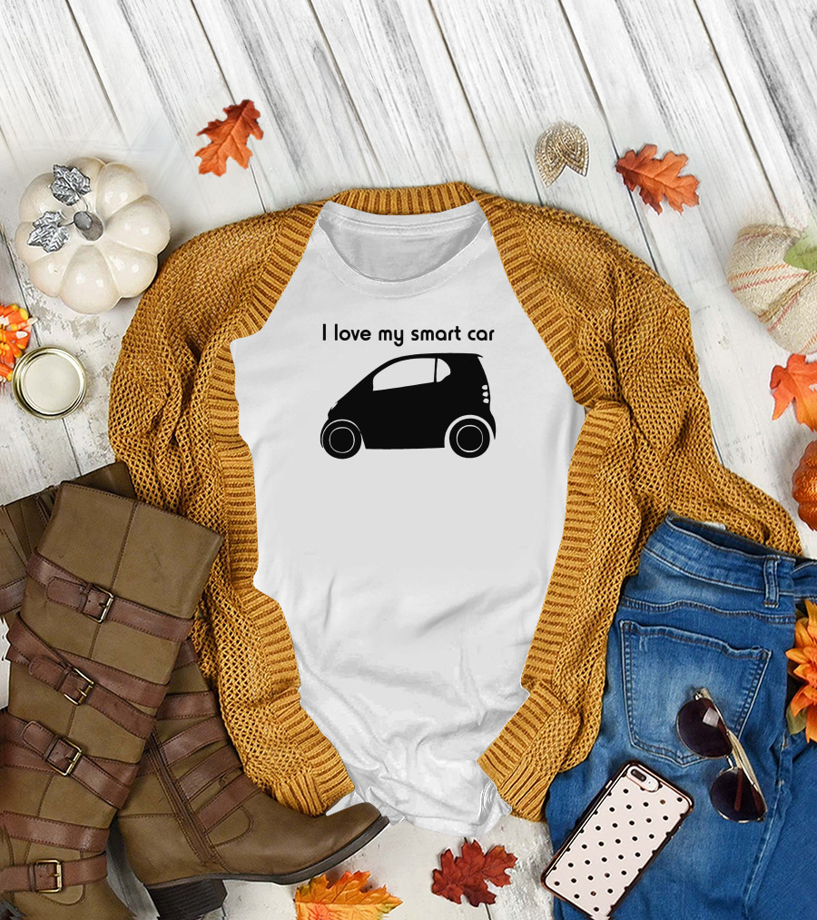 I Love My Smart Car Compact T-Shirt