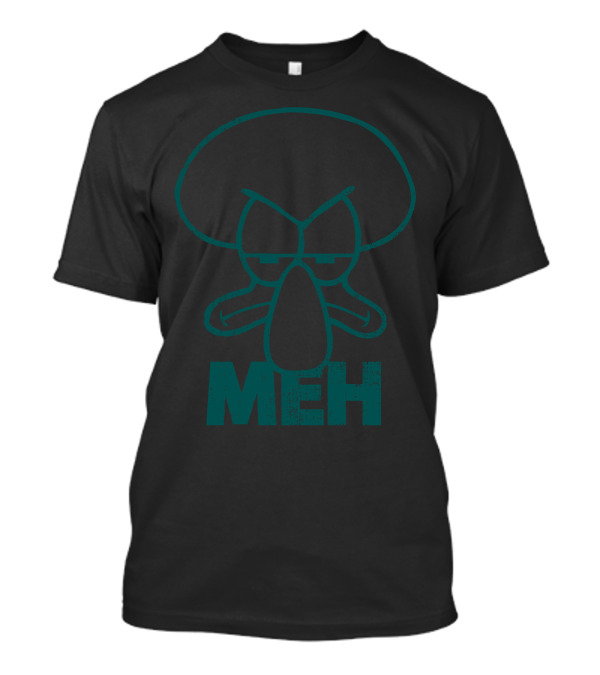 MEH Squidward Face Drawing T-Shirt
