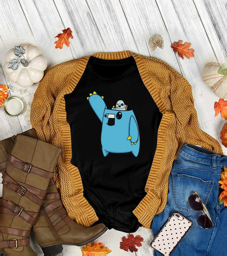 Selfbot Monster with Bear Inside T-Shirt