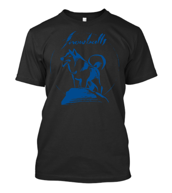 Snowballs Standing Wolf On Rock T-Shirt
