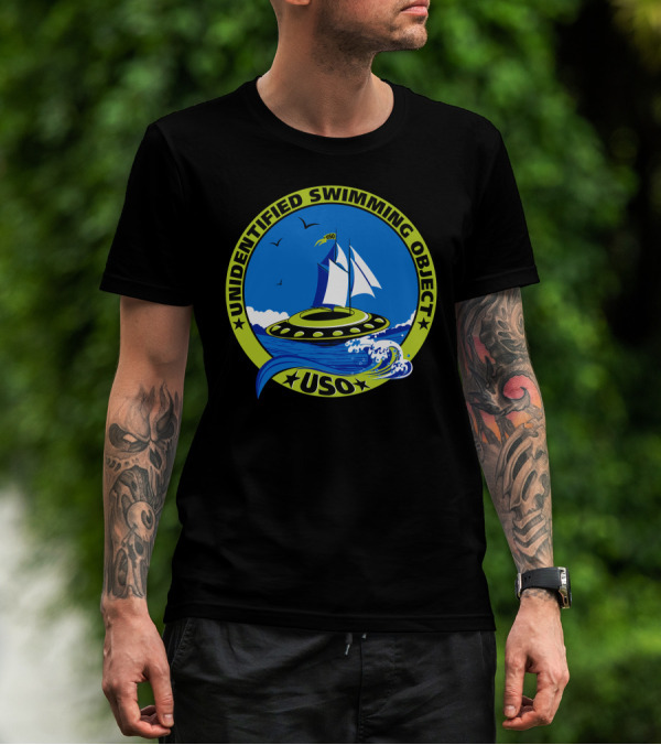 Unidentified Swimming Object USO Sail UFO Wave Adventure T-Shirt