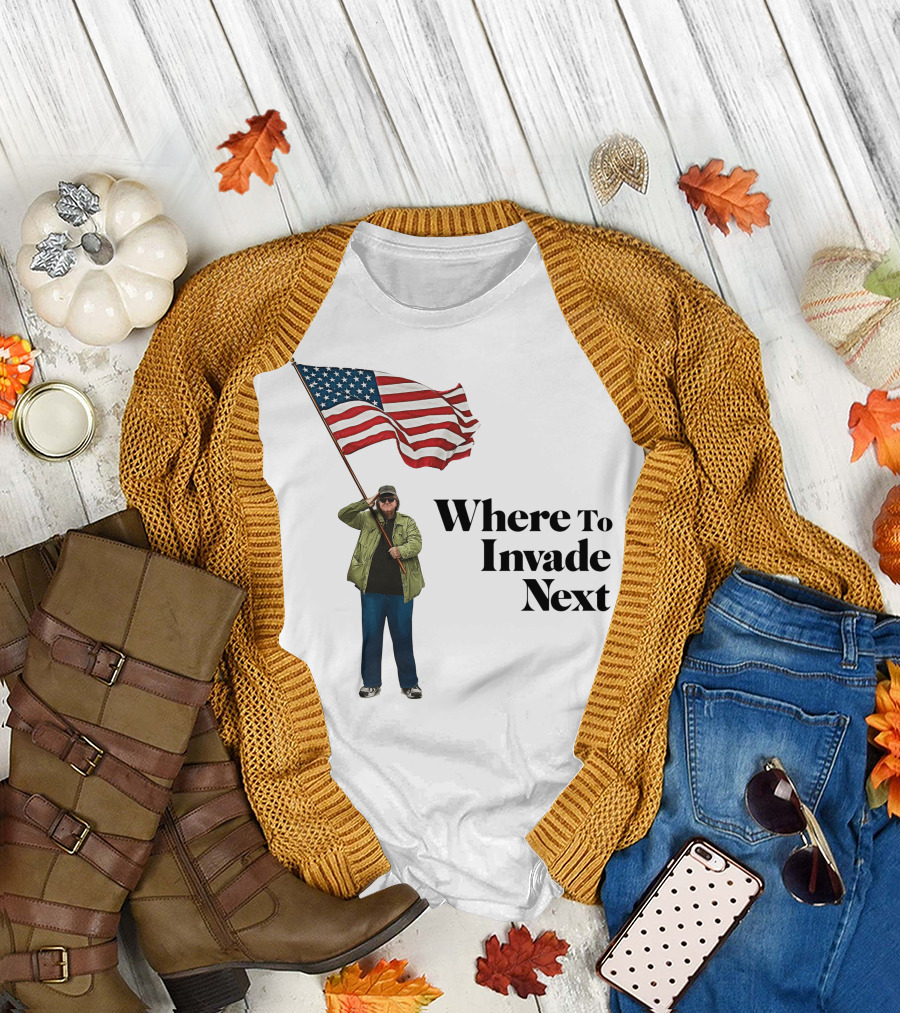 Where To Invade Next Movie American Flag Soldier T-Shirt