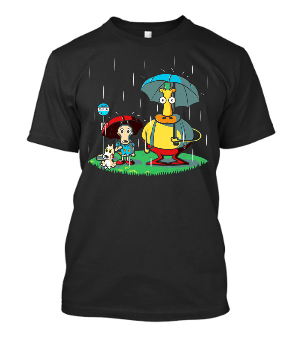 My Friend Hef Rocko Spunky Heffer Totoro Crossover T-Shirt