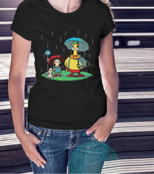 My Friend Hef Rocko Spunky Heffer Totoro Crossover T-Shirt