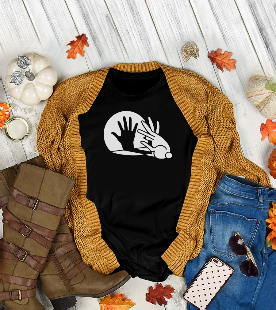 Hand Shadow Rabbit T-Shirt